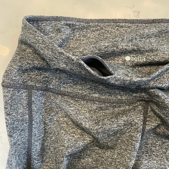 Zella Perform Activewear Slim Fit Leggings Heathered Graphite Grey Sz L NWT - Picture 7 of 11